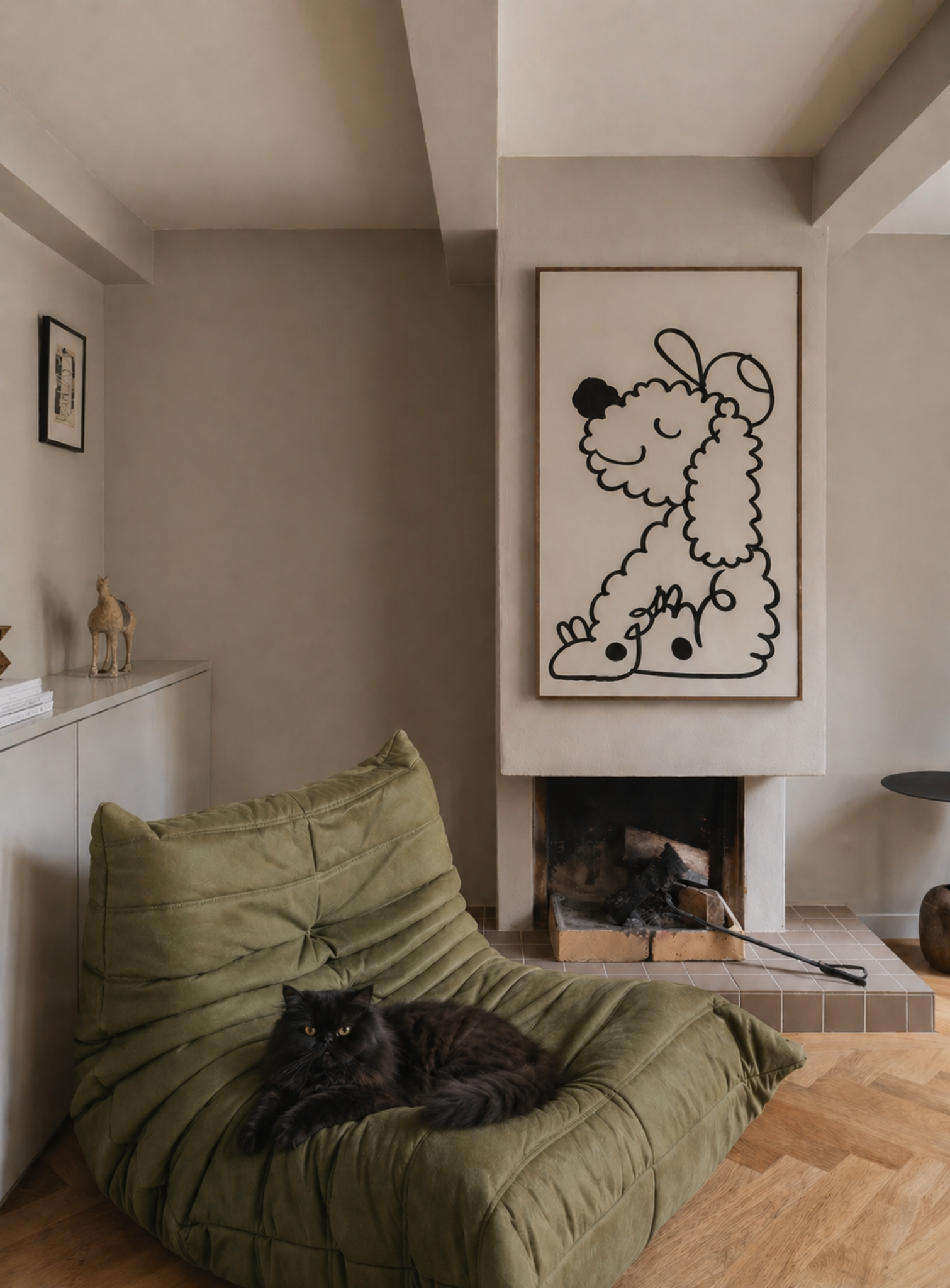 Tennis Doodle Dog artwork by Shacyz